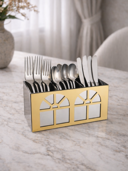 علبه معالق و شوك و سكانين