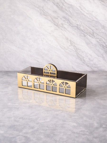 علبه رمضان ديزاين ذهبي 30x12x7