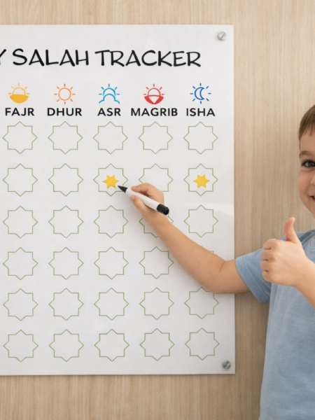 ستاند لأوقات الصلاه 55x39 cm