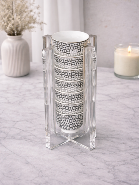 حامل فناجين قهوه الفناجين غير مشموله