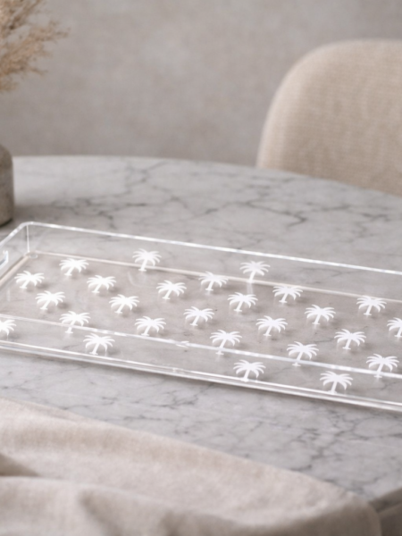 palm trees tray 40x30 cm