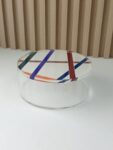 Round acrylic box 
20x7 cm