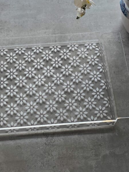 Tray with design 40x30 cm