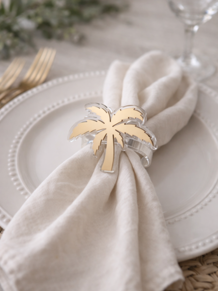 حلقه منديل النخيل Palm Tree Nspkin rings