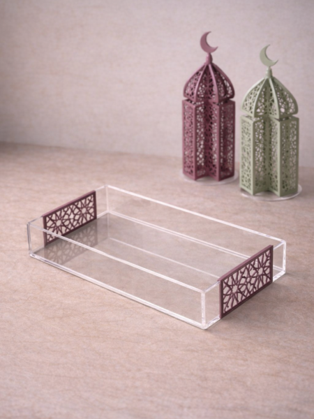 صينيه اكريليك مستطيله 40x20 cm