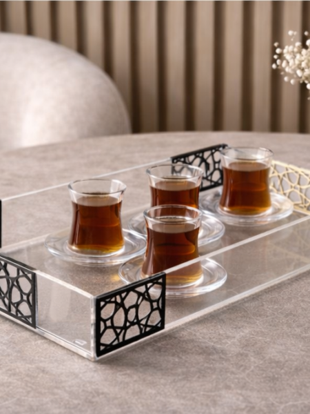 صينيه مع ديزاين اسلامي أسود
45x20 cm