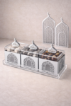 Elegant tray with boxes for ramadan sweets & nuts