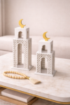 Minarets set of 2(Available by order within 3 days )heights 35 / 30 cmمتوفره على الطلب فقط تجهز خلال ٣ ايام من تاريخ الطلب