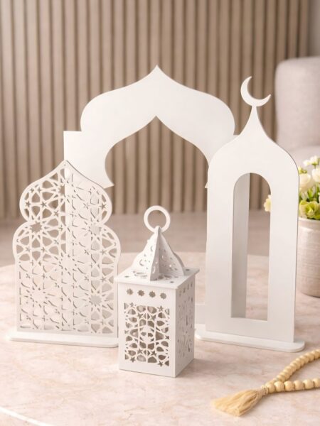 Ramadan table set stands