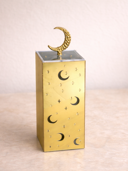 هديه مميزه علبه اكريليك فضي ميرور للشمعه 30 cm